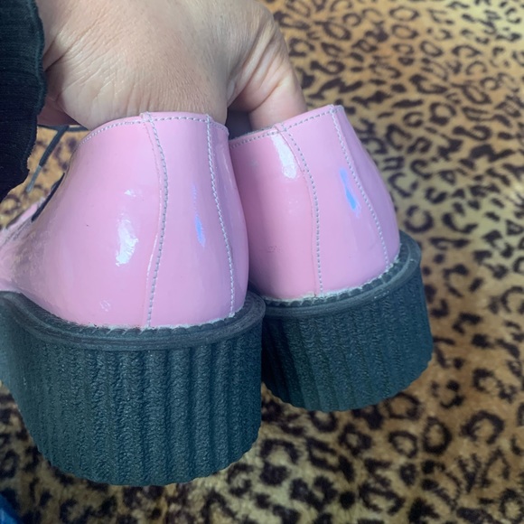 tuk Shoes Vintage Pink Patent Leather Tuk Platform Creepers Poshmark